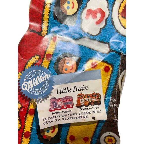 Wilton 1990 Little Train Cake Pan Sweetheart Express 2105-6500 Aluminum Vintage - Picture 2 of 5